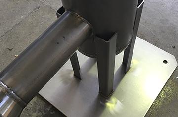 Approved welds of different materials